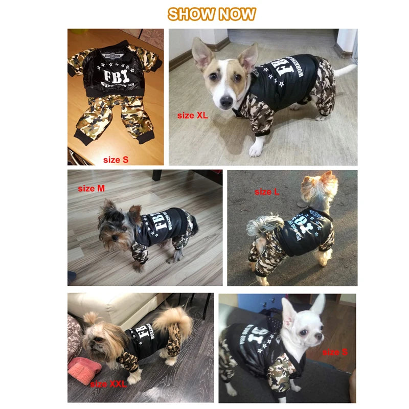 Dog FBI Clothes