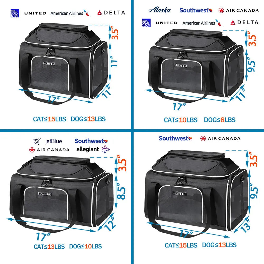 Petskd Top-Expandable Pet Carrier