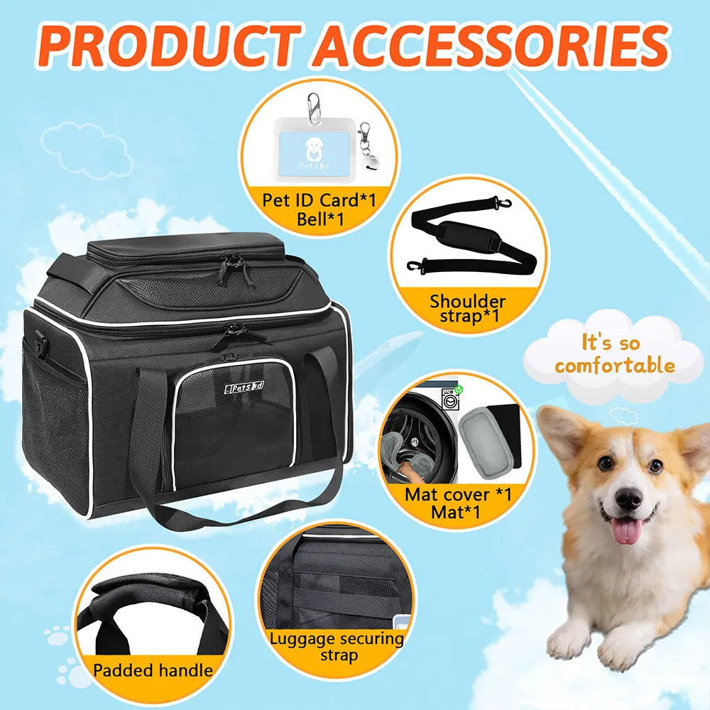 Petskd Top-Expandable Pet Carrier
