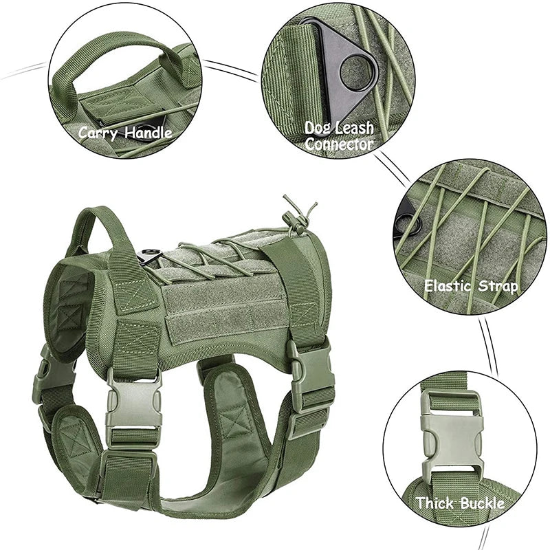 Military Tactical Dog Harness