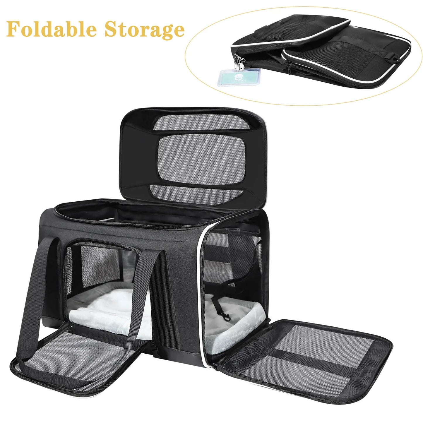 Petskd Top-Expandable Pet Carrier