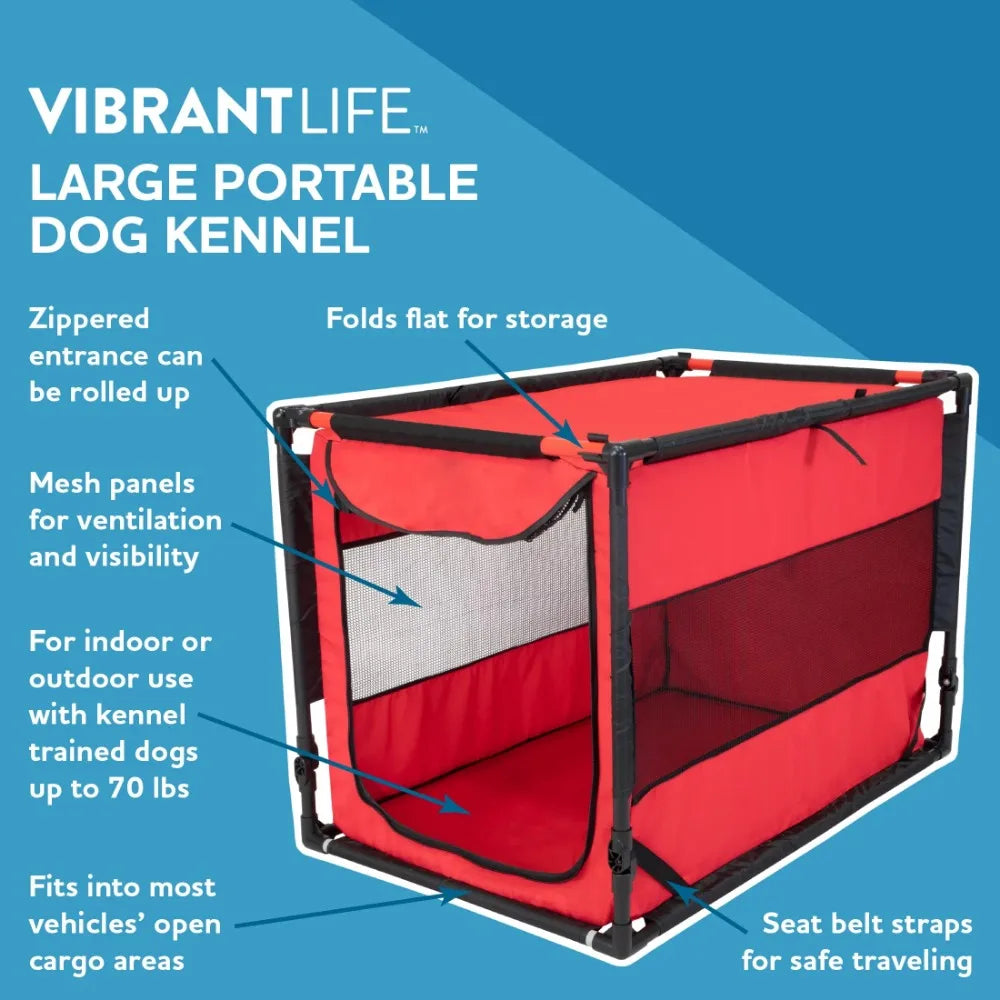 Large Portable Dog Kennel