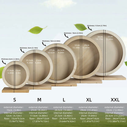 Hamster Wooden Running Wheel