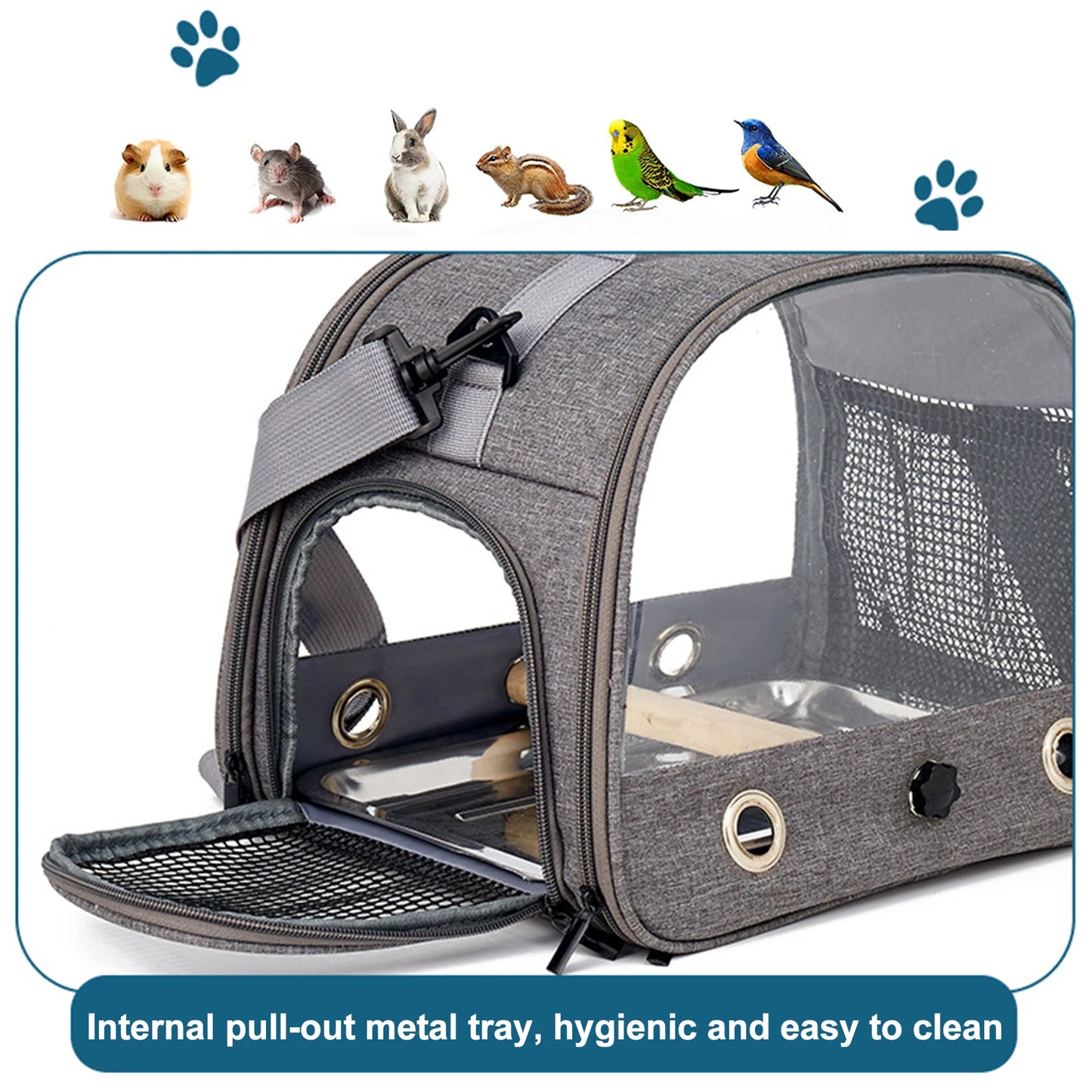 Portable Parrot Carrier Bag