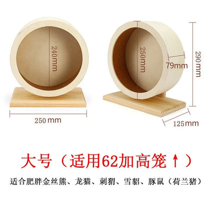 Hamster Wooden Running Wheel