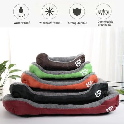 Large Washable Pet Cat Dog Bed Plush Pet Mattress