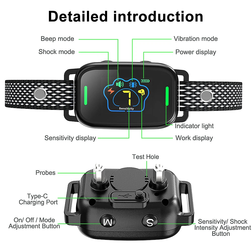 Rechargeable Anti Bark Dog Collar