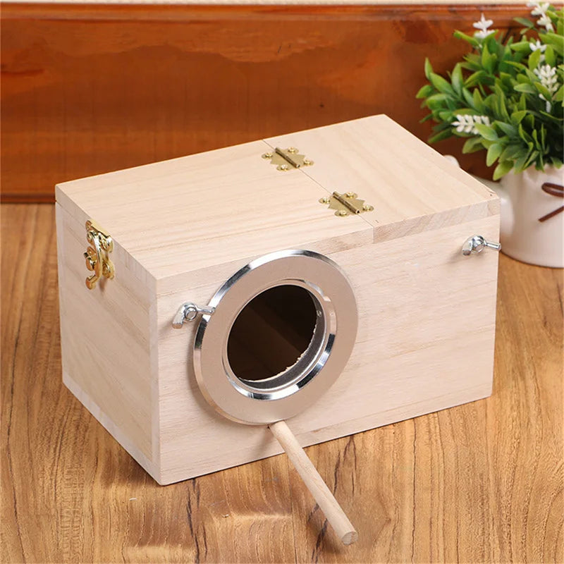 Wood Breeding Box Bird House