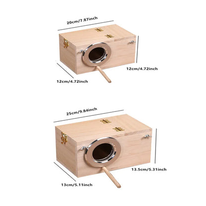 Wood Breeding Box Bird House