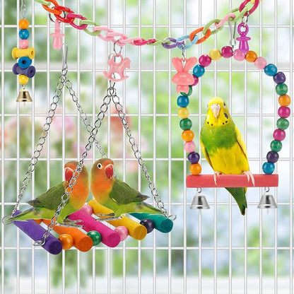 Chewable Bite Bridge Bird Cage Toys