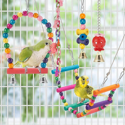 Chewable Bite Bridge Bird Cage Toys